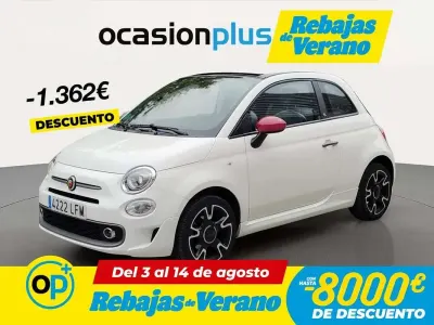 Usado Fiat 500C S 69 CV (50 kW) 2020 Blanco Descapotable