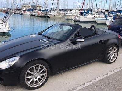 Usado Mercedes SLK200 163 CV (119 kW) 2006 Negro Descapotable