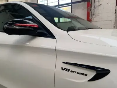 Usado Mercedes C63S AMG AMG 510 CV (375 kW) 2015 Blanco Berlina