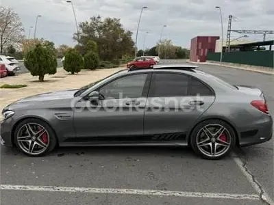 Usado Mercedes C63S AMG 510 CV (375 kW) 2017 Gris / plata Berlina