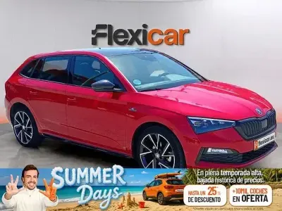 Usado Skoda Scala Monte Carlo 110 CV (80 kW) 2022 Rojo Utilitario