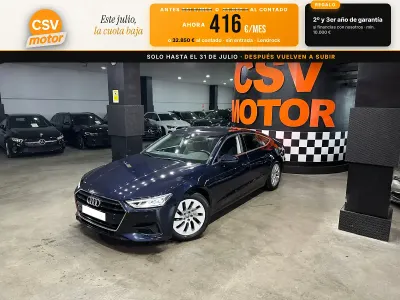 Usado Audi A7 Sportback 320 CV (235 kW) 2019 Azul Utilitario