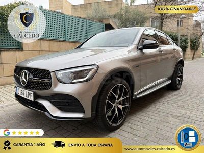 Usado Mercedes GLC300e 320 CV (235 kW) 2021 Gris / plata Coupe