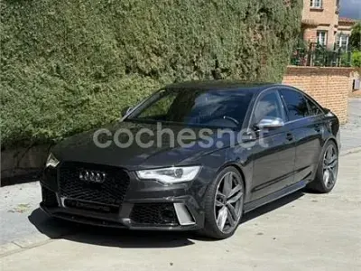 Usado Audi A6 204 CV (150 kW) 2012 Negro Berlina
