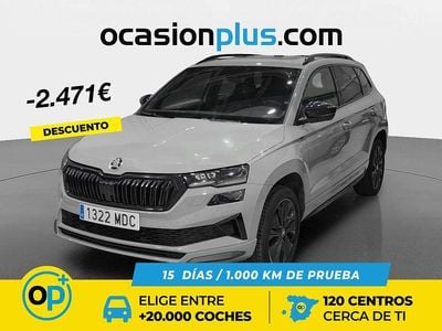 Gris Usado 2022 Skoda Karoq SportLine SUV | 27.190 € (Un poco caro)