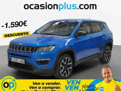 Usado Jeep Compass Sport 140 CV (102 kW) 2020 Azul SUV