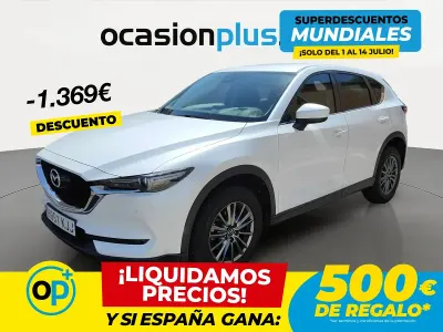 Usado Mazda CX-5 150 CV (110 kW) 2018 Blanco SUV