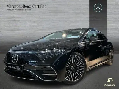 Usado Mercedes EQS580 400 kW (544 CV) 2021 Negro Utilitario