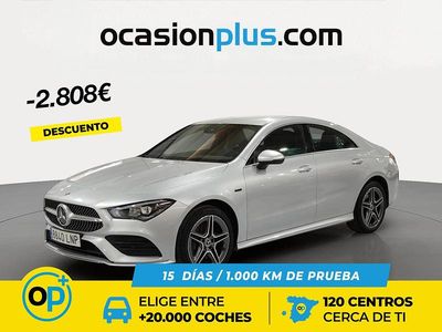Gris Usado 2021 Mercedes CLA250e Berlina | 30.890 € (Precio justo)