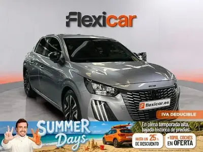 Usado Peugeot 208 Allure 100 CV (73 kW) 2025 Gris Utilitario