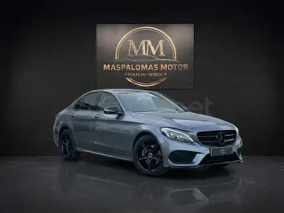 Usado Mercedes C200 136 CV (100 kW) 2017 Gris / plata Berlina