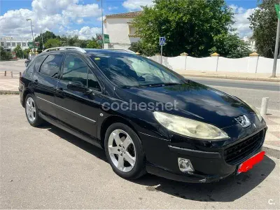 Usado Peugeot 407 110 CV (80 kW) 2007 Negro Familiar