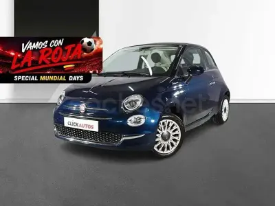 Usado Fiat 500C Dolcevita 70 CV (51 kW) 2021 Azul Descapotable