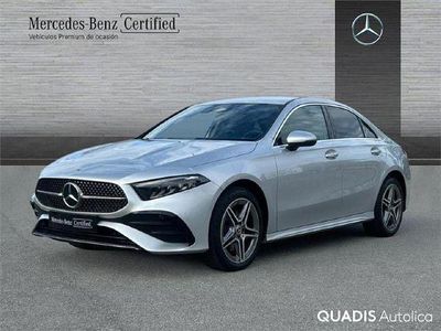 Usado Mercedes A250 AMG line 218 CV (160 kW) 2024 Plata iridio Berlina
