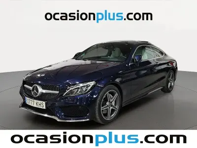 Käytetty Mercedes C200 AMG 184 HP (135 kW) 2018 Sininen Coupe - kaksiovinen