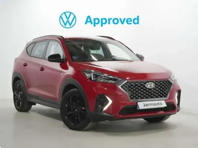 Usado Hyundai Tucson N Line 136 CV (100 kW) 2020 Rojo SUV