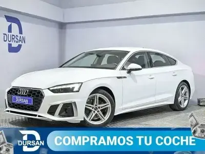 Usado Audi A5 Sportback S-Line 163 CV (119 kW) 2022 Blanco Utilitario