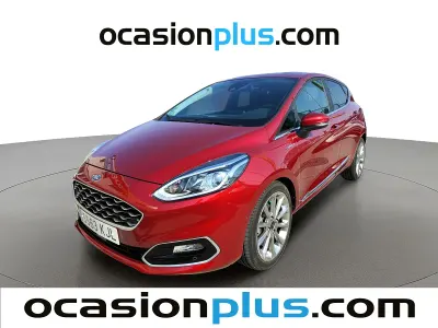 Usado Ford Fiesta Vignale 100 CV (73 kW) 2018 Granate Utilitario