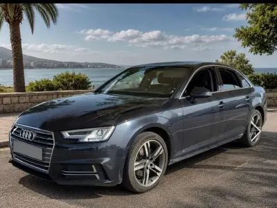 Usado Audi A4 S-Line 150 CV (110 kW) 2018 Negro Berlina
