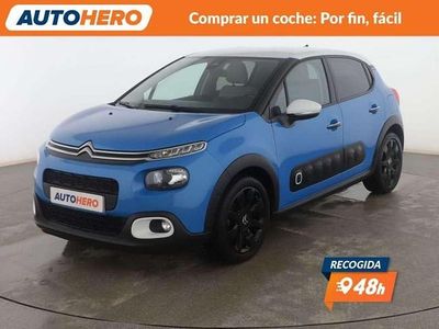 Azul Usado 2018 Citroën C3 PureTech Utilitario | 9618 € (Precio justo)