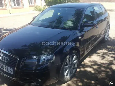 Usado Audi A3 Attraction 105 CV (77 kW) 2007 Negro Utilitario