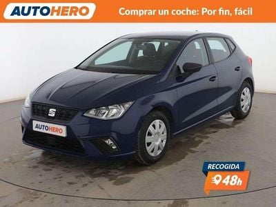 Usado Seat Ibiza Reference 80 CV (58 kW) 2018 Azul Utilitario
