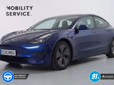 Usado Tesla Model 3 366 kW (498 CV) 2022 Azul Berlina