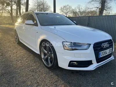 Usado Audi A4 S-Line 190 CV (139 kW) 2015 Blanco Familiar