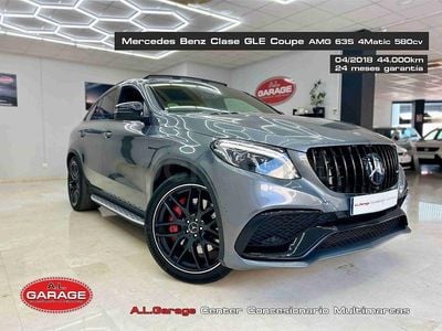 Usado Mercedes GLE63 AMG 585 CV (430 kW) 2018 Gris / plata Coupe