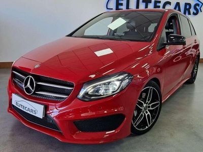 Usado Mercedes B220 AMG line 177 CV (130 kW) 2016 Rojo Utilitario
