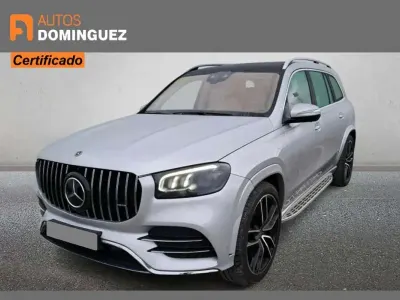 Usado Mercedes GLS580 489 CV (359 kW) 2021 Gris SUV