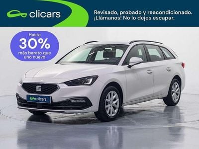 Usado Seat Leon ST Reference 116 HP (85 kW) 2022 Branco Carrinha
