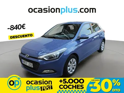 Usado Hyundai i20 84 CV (61 kW) 2017 Azul