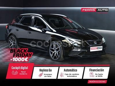 Negro Usado 2020 Seat Leon FR Familiar | 14.990 € (Precio justo)