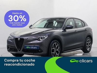 Usado Alfa Romeo Stelvio Sprint 190 CV (139 kW) 2021 Azul SUV