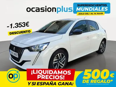 Usado Peugeot 208 Active 100 CV (73 kW) 2023 Blanco Utilitario