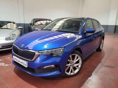 Usado Skoda Scala Style 116 CV (85 kW) 2020 Azul Utilitario