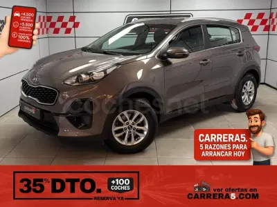 Usado Kia Sportage 132 CV (97 kW) 2019 Gris / plata SUV