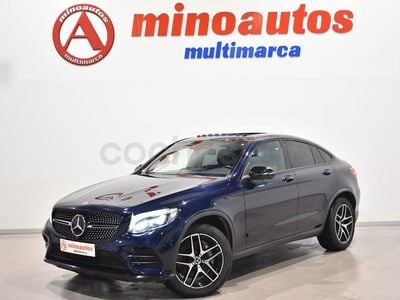 Usado Mercedes GLC350 AMG line 258 CV (189 kW) 2017 Azul Coupe