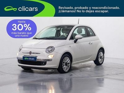 Usado Fiat 500 Lounge 69 CV (50 kW) 2015 Blanco Berlina