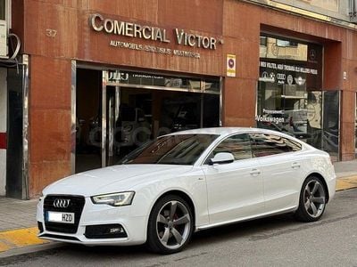 Begagnad Audi A5 Sportback S-Line 177 HK (130 kW) 2014 Vit Halvkombi