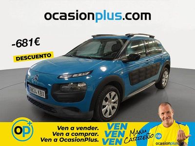 Usado Citroën C4 Cactus Feel 82 CV (60 kW) 2017 Azul Utilitario