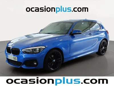 Usado BMW 118 150 CV (110 kW) 2018 Azul Utilitario