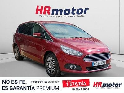 Usado Ford S-MAX Titanium 150 CV (110 kW) 2018 Rojo Monovolumen
