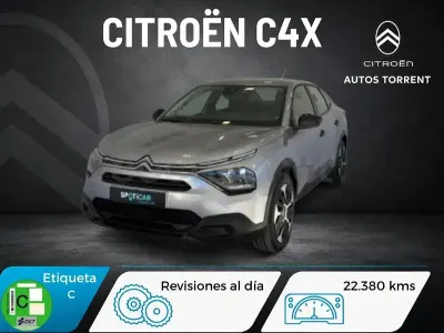 Usado Citroën C4 X PureTech 100 CV (73 kW) 2024 Gris / plata SUV