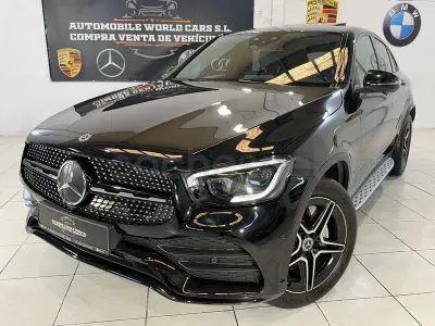 Usado Mercedes GLC300 245 CV (180 kW) 2021 Negro Coupe