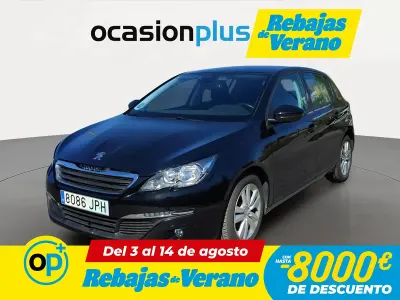 Usado Peugeot 308 Active 110 CV (80 kW) 2016 Negro Utilitario