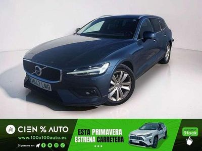 Usado Volvo V60 Momentum 197 CV (144 kW) 2021 Azul Familiar