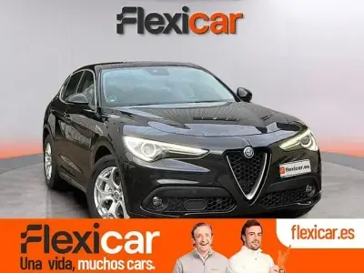 Usado Alfa Romeo Stelvio Executive 160 CV (117 kW) 2019 Negro SUV