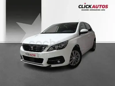 Usado Peugeot 308 Allure 110 CV (80 kW) 2021 Blanco Berlina